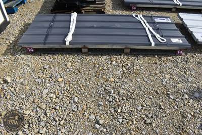 Grey Metal RoOfing Panels Lot Contains 70 Pieces Of Metal, 7.8Ft X 3Ft,