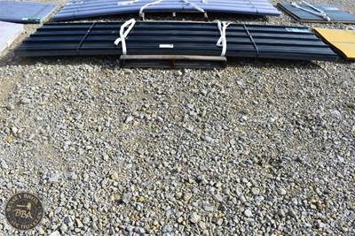 Black Metal RoOfing Panels Lot Contains 70 Pieces Of Metal, 7.8Ft X 3Ft,