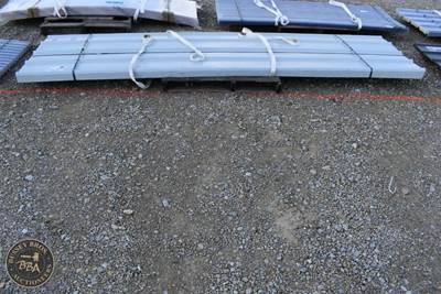 White Metal RoOfing Panels Lot Contains 70 Pieces Of Metal, 12Ft X 3Ft,