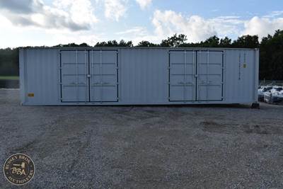 40Ft Shipping Container 2 Large Side Entry Doors, Rear Doors, Wood Floor,