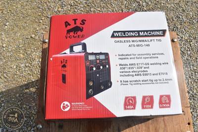 Ats Gasless Mig Welder Gasless Mig/MMA/Lift Tig Welder, Ats-Mig-140, New/Unused