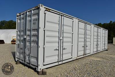40Ft Shipping Container 4 Side Entry Double Doors, Rear Double Doors, Wood Floor