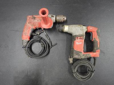 Milwaukee RIGHT ANGLE DRILL AND SDS PLUS DRILL