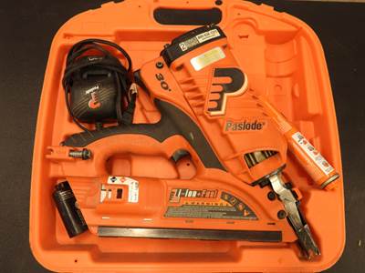 Paslode Battery Powered Nail Gun With Case,