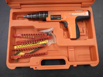 Ramset Powder Actuated Gun With Case,