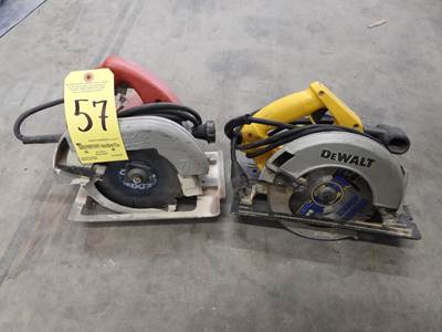 Milwaukee And Dewalt Electric Circular Saws ,