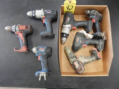 Assorted Battery Powered Tools ,