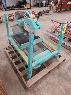 Imer Masonry 350F Smart Cut Water Cooled Masonry Saw, New 2002, 2300RPM, 14"