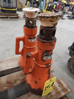 (2) Jet Model SJ-25T 25 Ton Screw Jacks