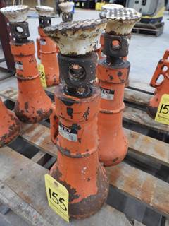 (2) Jet Model SJ-25T 25 Ton Screw Jacks