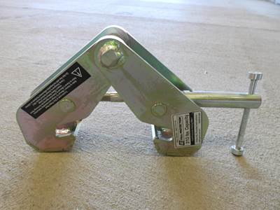 DZ Fall Protection Beam Clamp, 310 lb Capacity