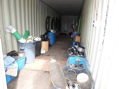 Contents Of 20' Storage Container