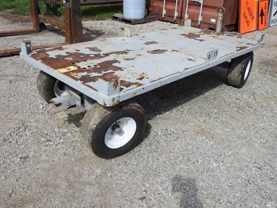 Utility Wagon W/Pneumatic Tires, 48"X102"X24"H