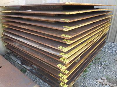 Steel Plate, 8'X10'X1"Thick