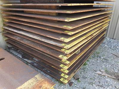 Steel Plate, 8'X10'X1"Thick