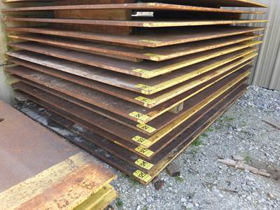 Steel Plate, 8'X10'X1"Thick