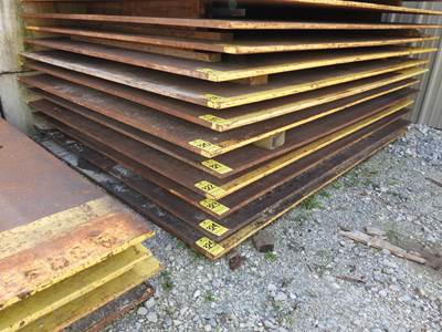 Steel Plate, 8'X10'X1"Thick