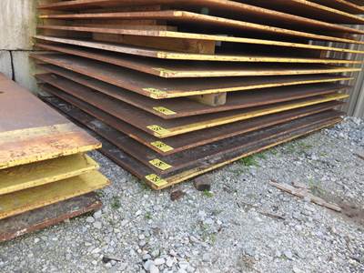 Steel Plate, 8'X10'X1"Thick