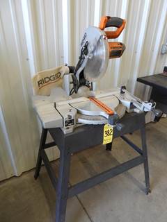 Rigid 12" Compound Miter Saw W/Stand , 115Volt, 1Phs