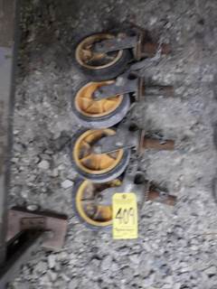 (4) Scaffolding Casters