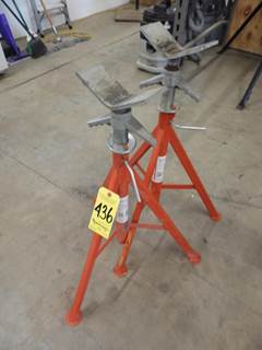 (2) Ridgid Pipe Stands