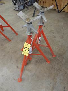 (2) Ridgid Pipe Stands