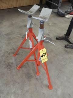 (2) Ridgid Pipe Stands