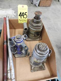 (3) Bottle Jacks, (1) 2 Ton, (1) 6Ton,  (1) 20 Ton