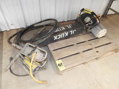 Concrete Vibator  Coffing 2-Ton Electric Hoist, 115Volt, 1Ph