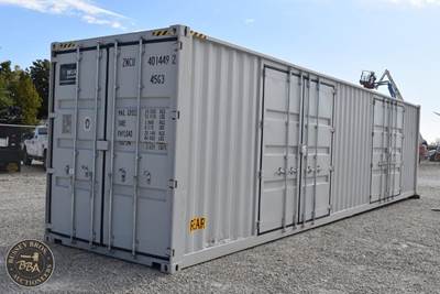 40Ft Shipping Container Damage (Base Of Sidewall) 2 Side Entry Double Doors,