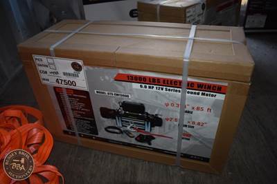 Ats Electric Winch 13,000lb Single-Line, 6hp Motor, Ats-EW13000, New/Unused