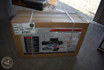 Ats Electric Winch 13,000lb Single-Line, 6hp Motor, Ats-EW13000, New/Unused