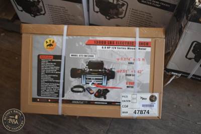 Ats Electric Winch 13,000lb Single-Line, 6hp Motor, Ats-EW13000, New/Unused