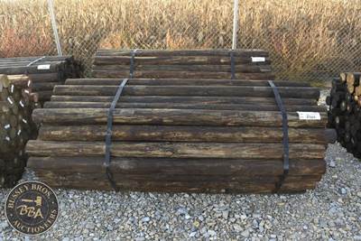 Treated Fence Post Approx 7Ft Long X 4 Inch Diameter Fence Post, Lot Contains 60