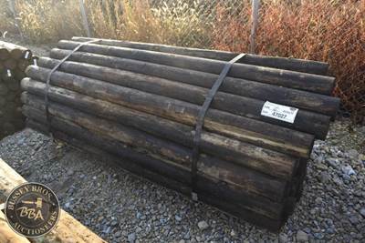 Treated Fence Post Approx 7Ft Long X 4 Inch Diameter Fence Post, Lot Contains 60