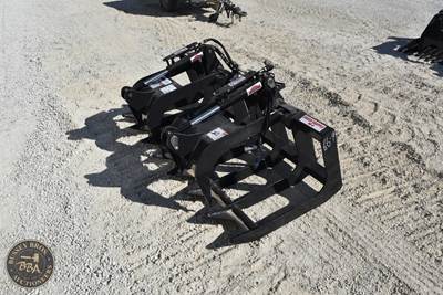 Stout Buckets HD72-8 Grapple Attachment Skid Steer Mount, Double Grapple, 72