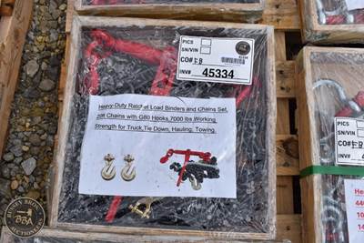 RATCHET LOAD BINDERS AND CHAINS