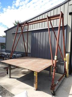 Wallace 1-TON "TRI-ADJUSTABLE" A-FRAME PORTABLE GANTRY