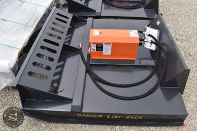 Wolverine Brush Cutter Attachment Skid Steer Mount, 66in Cutting Width, 2