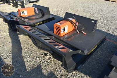 Wolverine Brush Cutter Attachment Skid Steer Mount, 66in Cutting Width, 2