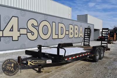 Kaufman 18x102 Tandem Axle Enclosed Car Carrier Trailer - Spring
