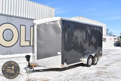 16ft Tandem Axle Enclosed Car Carrier Trailer