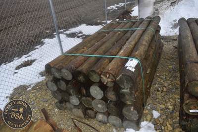 Treated Fence Post, 6IN X 8FT, 28 In Bundle