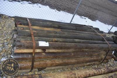 Treated Fence Post, 4IN X 8FT, 36 In Bundle