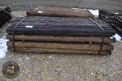 Treated Fence Post, 4IN X 8FT, 36 In Bundle
