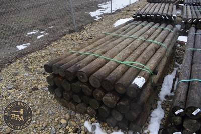 Treated Fence Post, 4IN X 8FT, 36 In Bundle