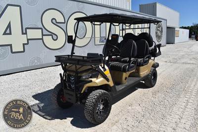 2024 Spark Limousine Golf Cart-164 Miles, Comes With Charger, 6 Seater, Lithium