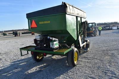 Seed Wagon, Auger, Engine Powered Unloading System