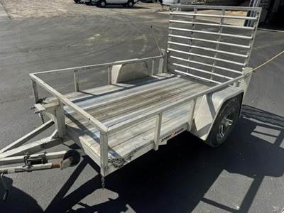 SPORT HAVEN 8ft Single Axle Aluminum Landscape Trailer