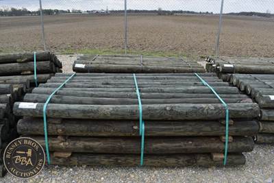 Treated Fence Post, 4IN X 7FT, 36 In Bundle